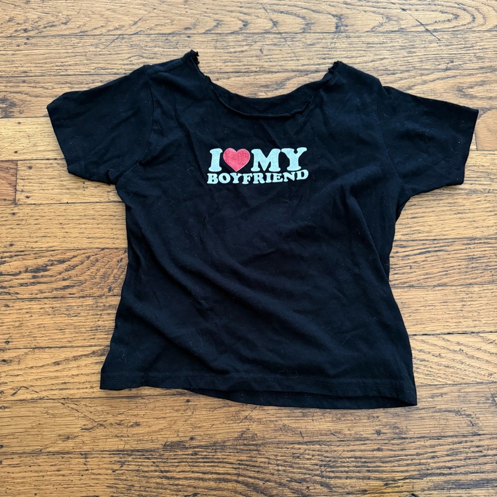 Women's Black and White T-shirt